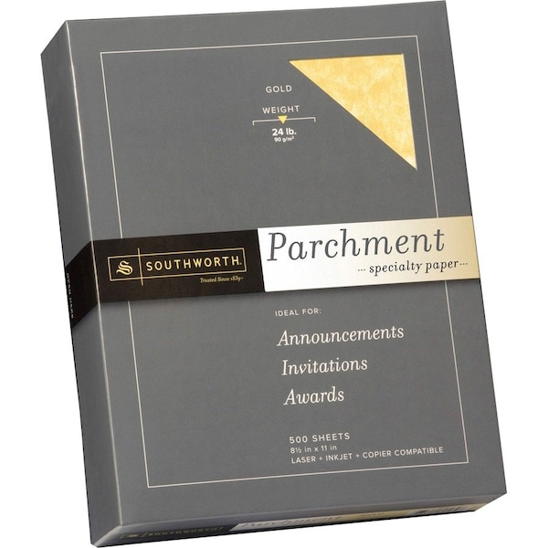 Paper, Parchment, 24#, Gold Pk